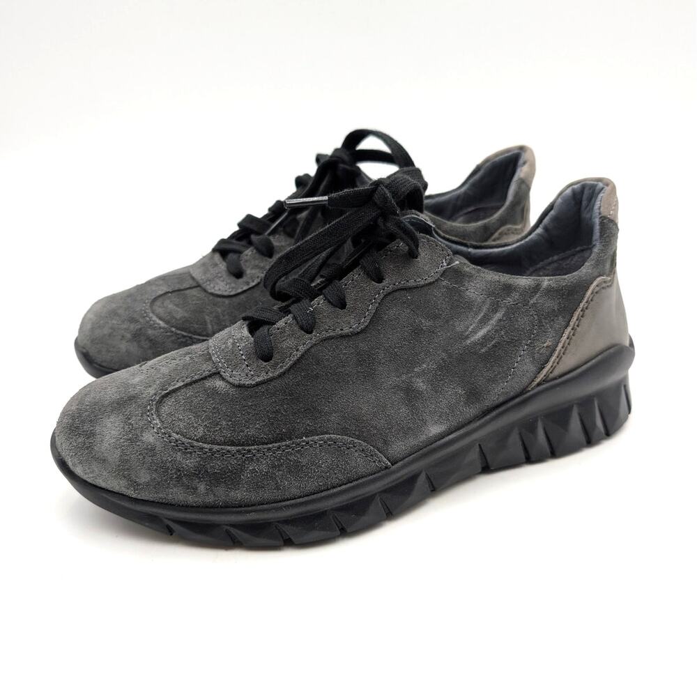 Naot Infinity Lace-Up Sneaker Shoes Round Toe Womens Oily Midnight Sz US6 EU37